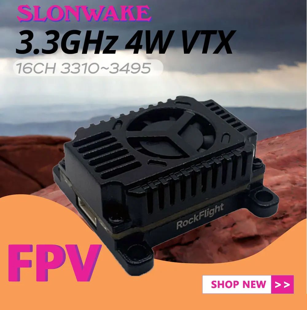 SLONWAKE FPV 3.3G 16CH 4000mW  - огляд і ціна Fpv Drone Frame