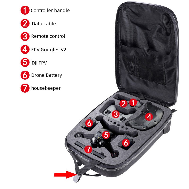 Backpack Hard Case EVA Liner S - огляд і ціна Fpv Drone Bag