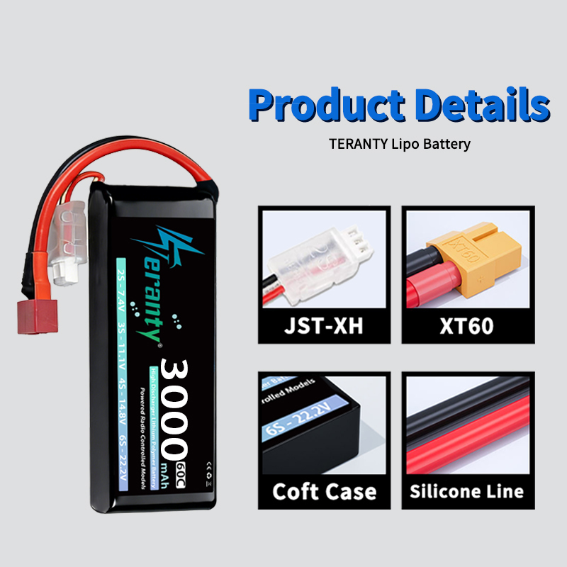 TERANTY 2S 3000mAh Lipo Batter - огляд і ціна Fpv Drone Esc
