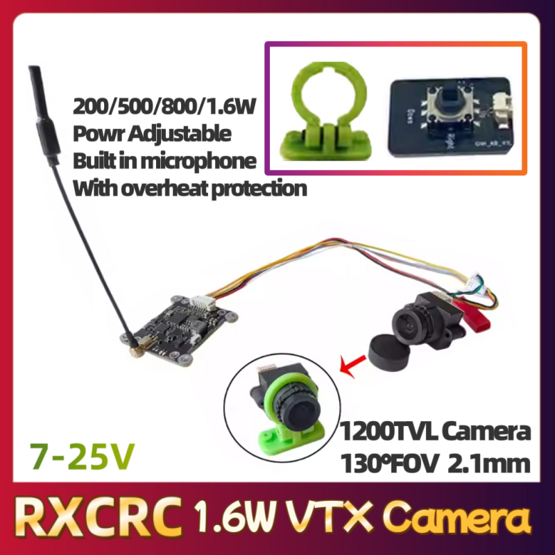 RXCRC 5.8G Module 48CH 1.6W VT - огляд і ціна Fpv Drone Frame