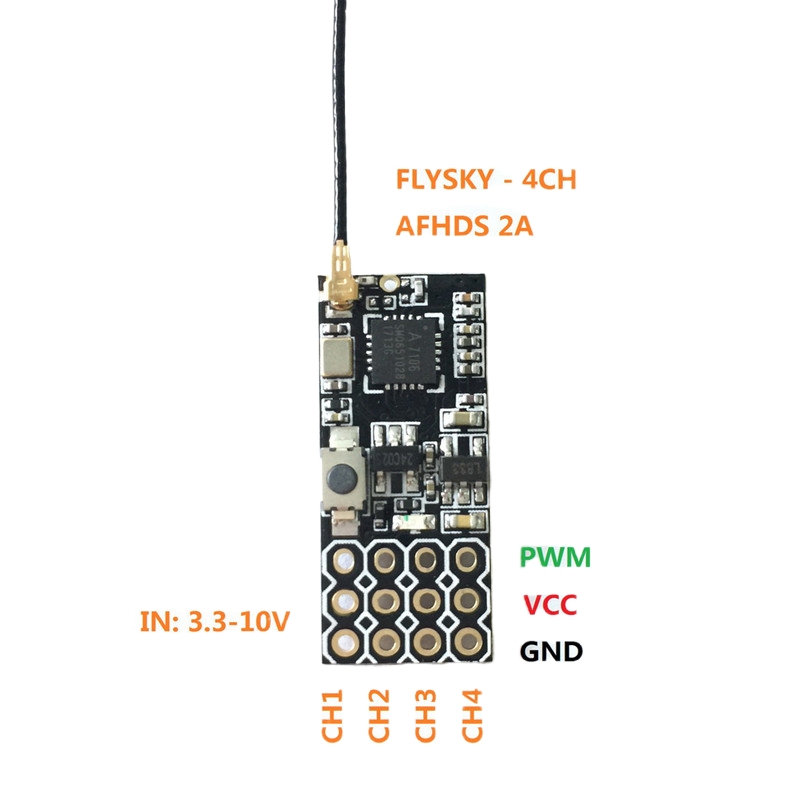 Flysky FS2A Mini Receiver 4CH  - огляд і ціна Fpv Drone Battery