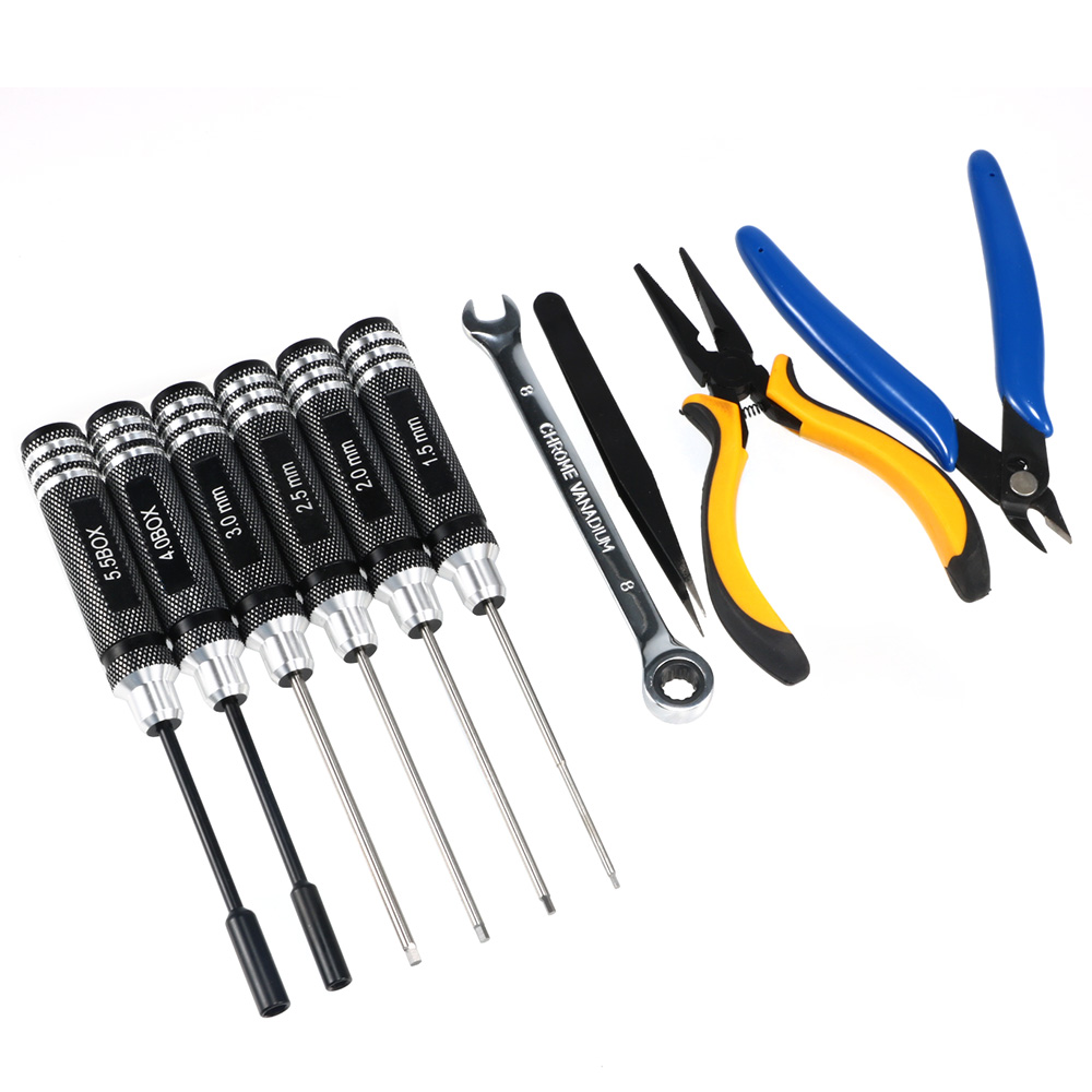 10PCS 10in1 FPV Drone RC Tool  - огляд і ціна Fpv Drone Tool Kit